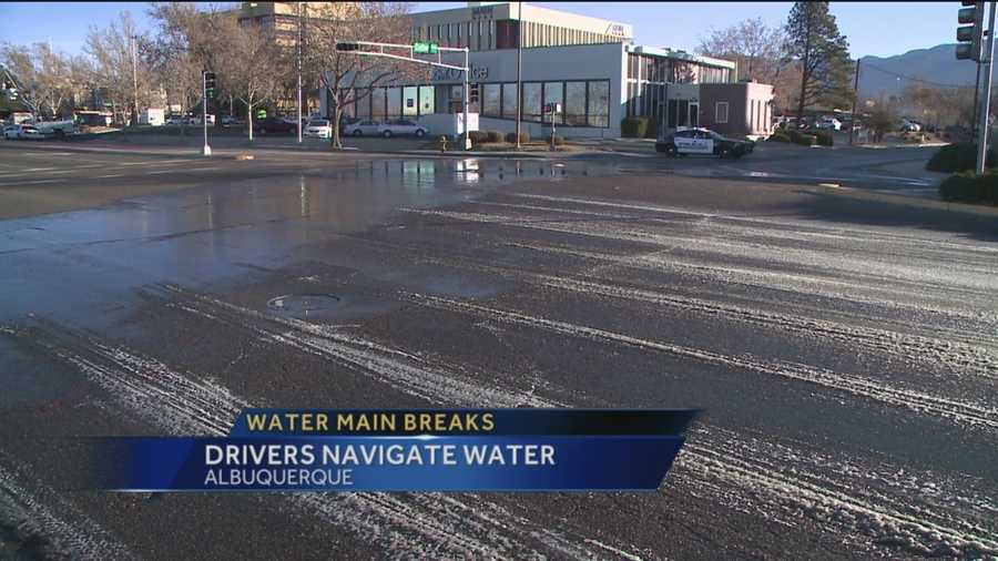 In the past few weeks, drivers have moved through some dangerous territory caused by water main breaks.