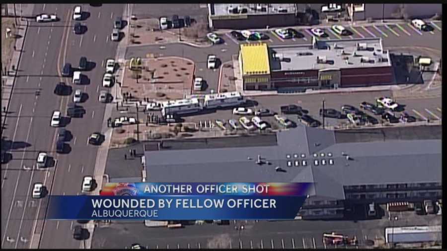 An Albuquerque police officer shot a fellow officer during an undercover narcotics operation Friday afternoon, according to sources.