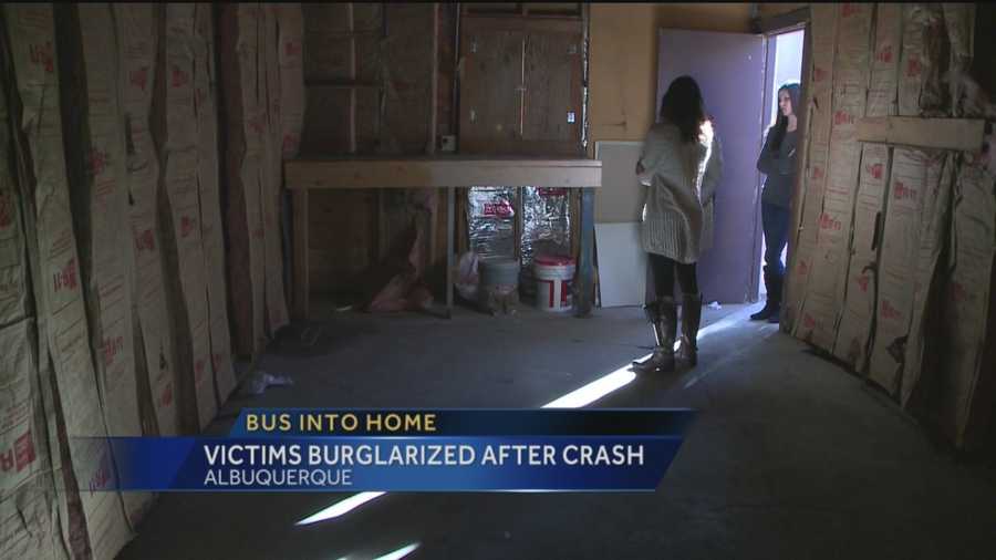 One month after two women moved into an Albuquerque house, a city bus crashed right thought it. Now they're victims again.