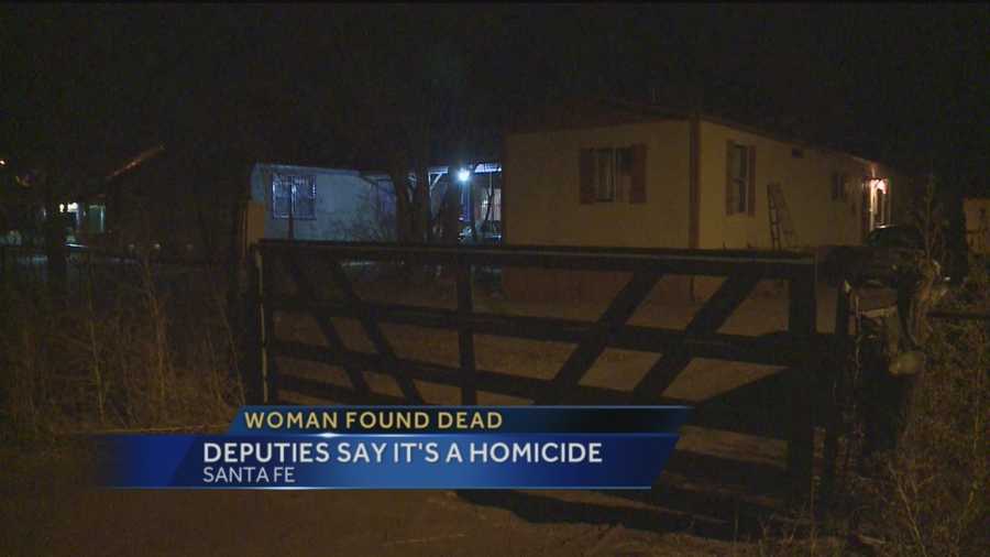 The Santa Fe County Sheriff's Office is investigating a homicide.