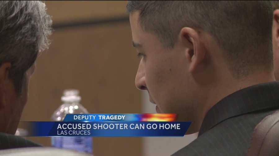A Santa Fe County Sheriff's deputy accused of killing his colleague appears in court Friday.