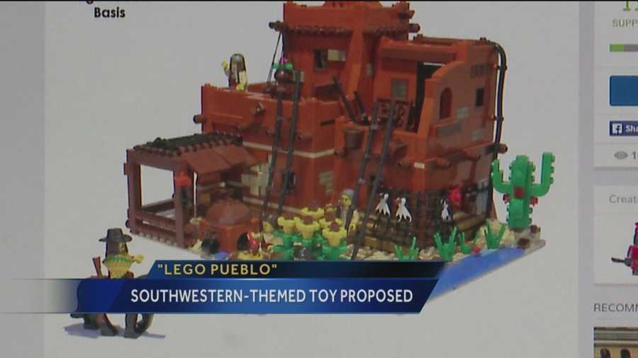 The lego pueblos is making news in New Mexico.