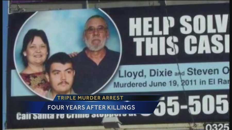 Police have made an arrest almost four years after a brutal Santa Fe County triple murder.