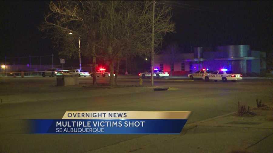 Albuquerque Police say 3 people were shot in South East Albuquerque early this morning.