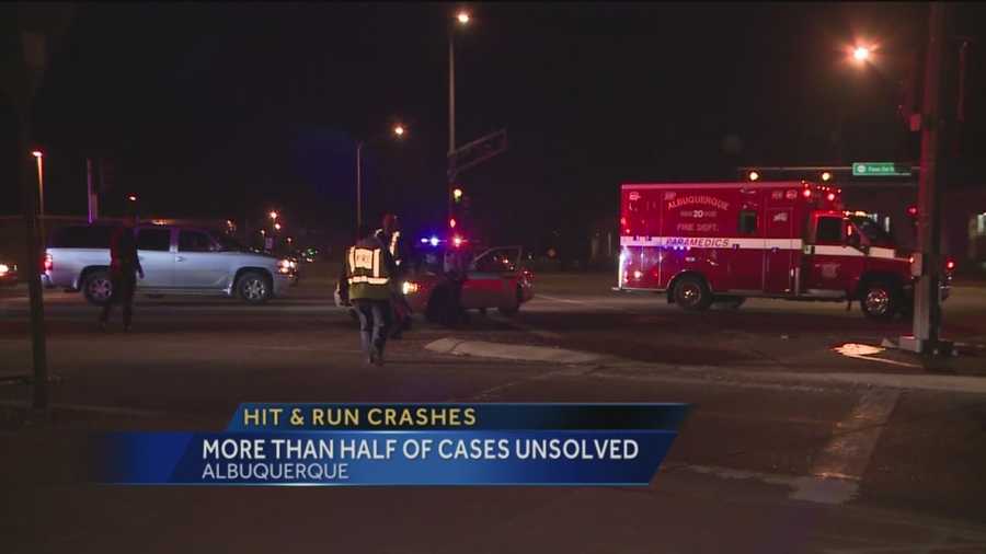 2015 just started and already we're seeing a near record amount of hit and run crashes. But Albuquerque police admit, most of them will never get solved.