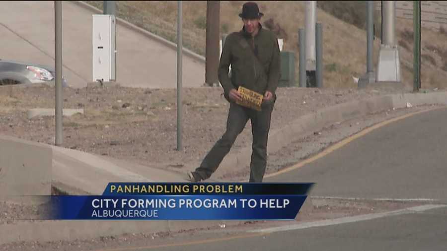Panhandling is illegal, but you still see people begging for food and money on the side of the road and intersections. Now Albuquerque police are working on a way to stop them.