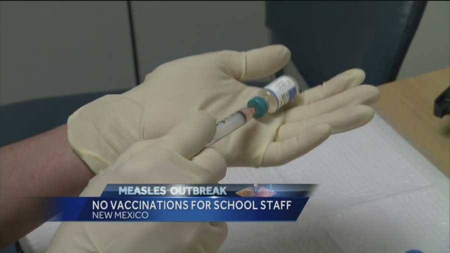 School districts like Albuquerque and Santa Fe are now forcing students to get vaccinated, but they’re not the only ones at risk for the disease.