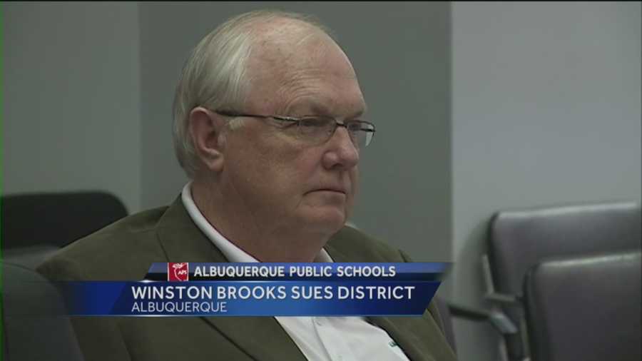 Former Albuquerque Public Schools superintendent Winston Brooks is suing the district, saying his interim replacement violated aspects of his resignation settlement.