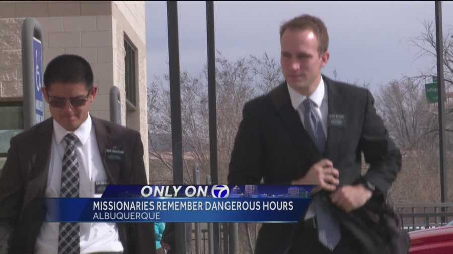 Two Albuquerque Mormon missionaries were held captive by someone they were trying to witness to last week.