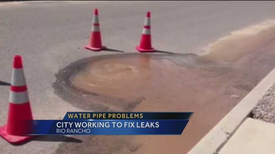 It's a problem Rio Rancho residents deal with all year long -- city water lines break, causing neighborhoods to flood.