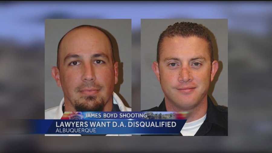 The murder trial for two Albuquerque officers hasn't even started, but there's already a fight over who will prosecute them. Attorneys want the Bernalillo county district attorney's attorneys's office thrown off the case.