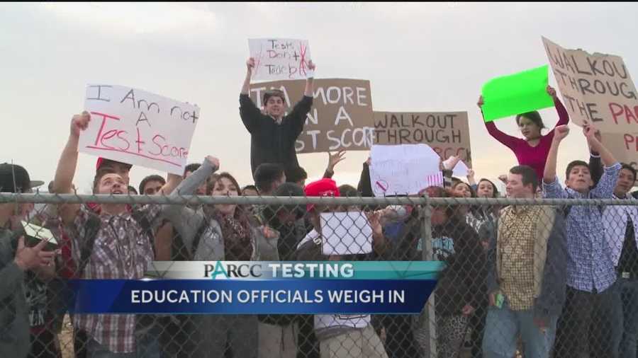 APS Superintendent Brad Winter and Education Secretary Hanna Skandera are aware of the protests and the tech problems.