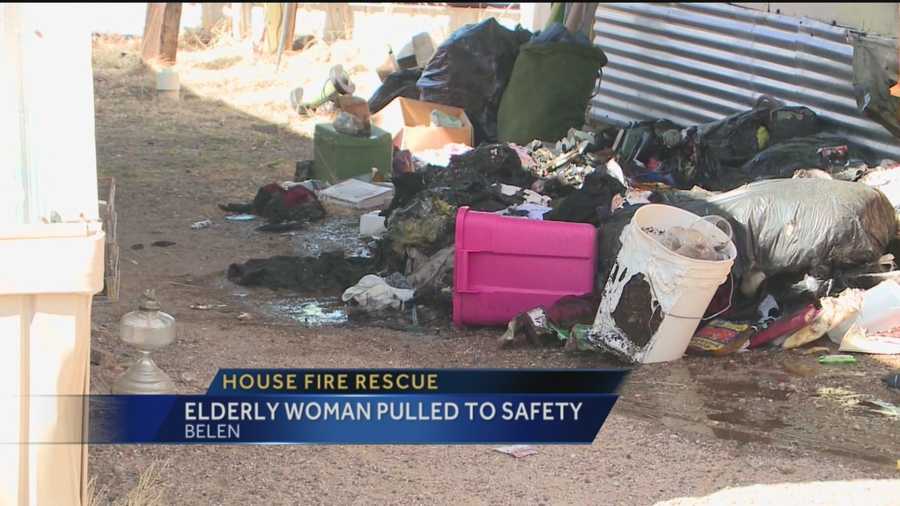 The Belen Fire Chief was in the right place at the right time Thursday.