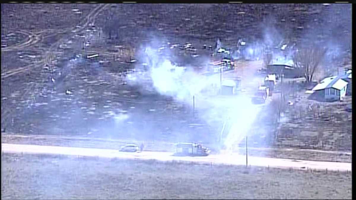 Photos Fire burns near McIntosh, N.M.