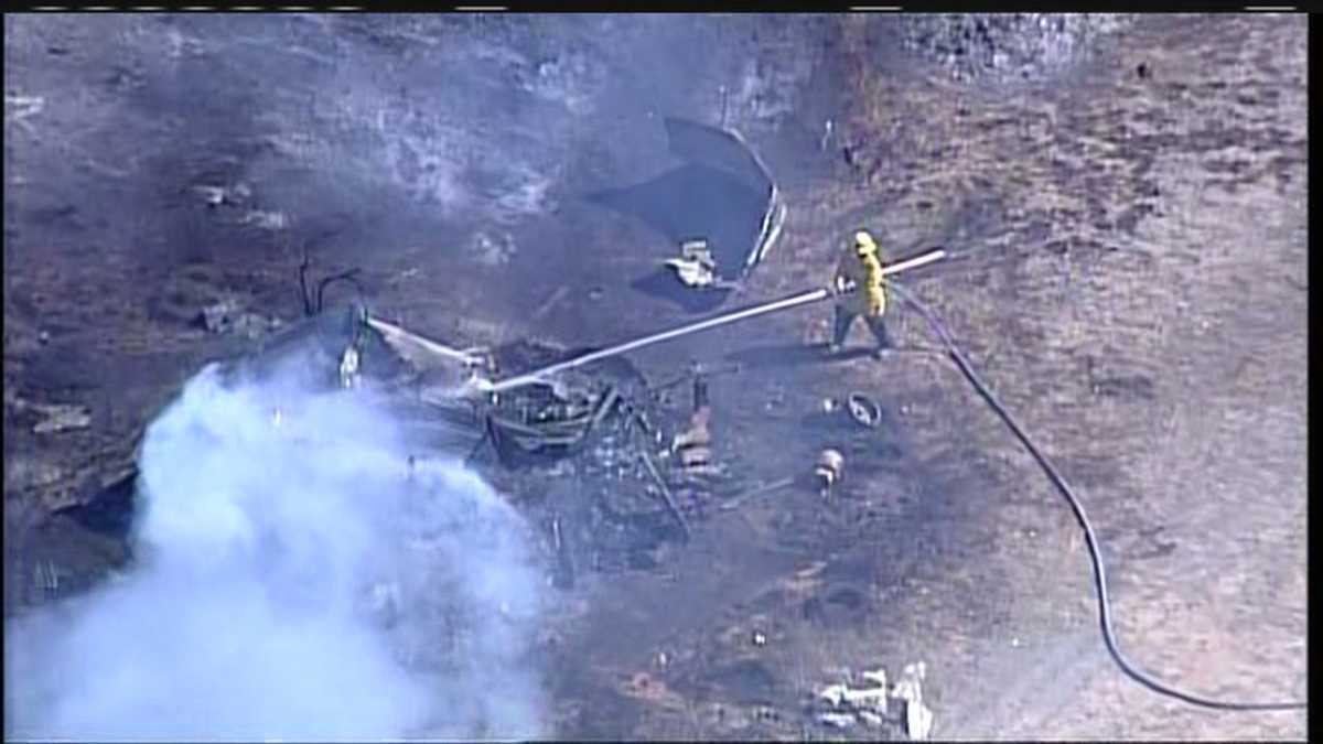 Photos Fire burns near McIntosh, N.M.