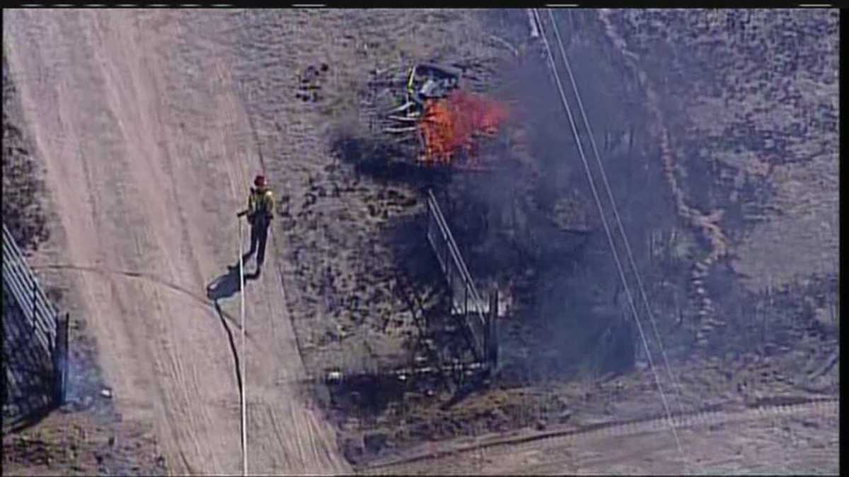 Photos Fire burns near McIntosh, N.M.