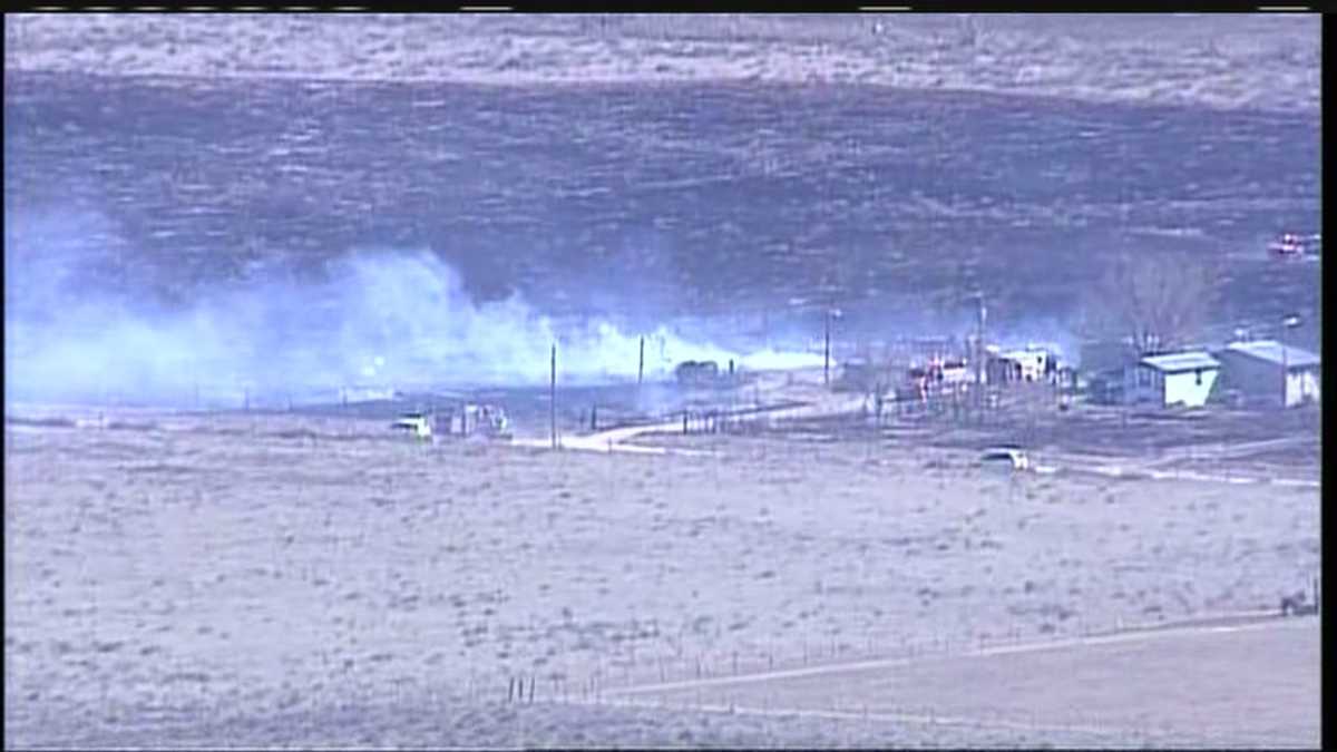 Photos Fire burns near McIntosh, N.M.