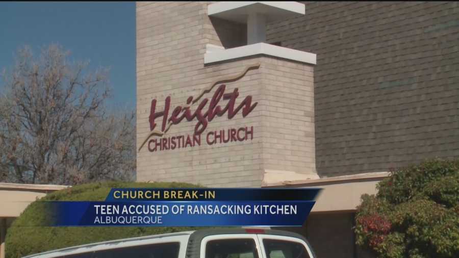 A northeast Albuquerque church was broken into early Monday morning, but the offender didn't go for any valuables.