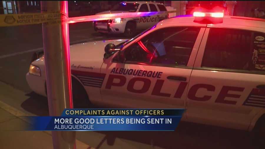 Fewer people are filing complaints against the Albuquerque Police Department.