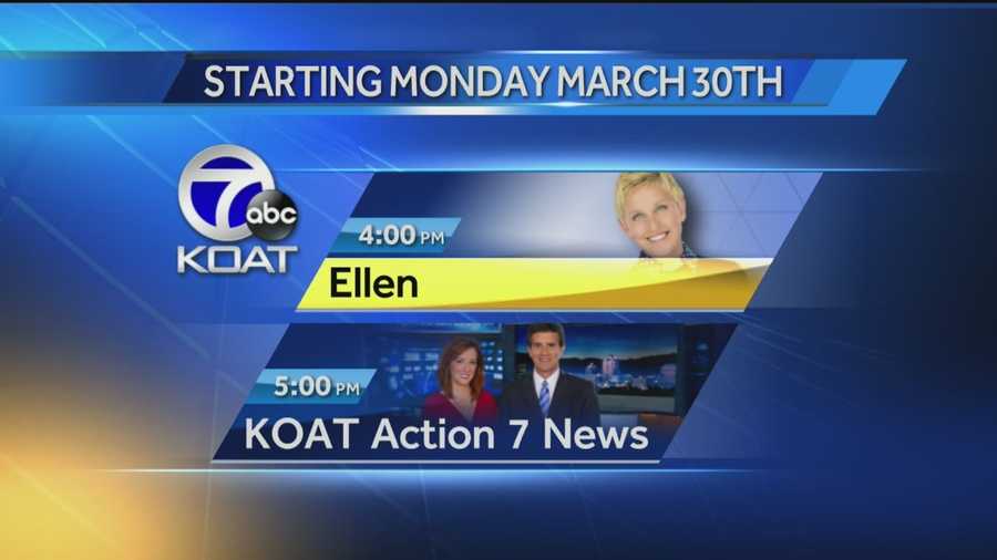 Ellen Degeneres, Steve Harvey get new time slots on KOATTV