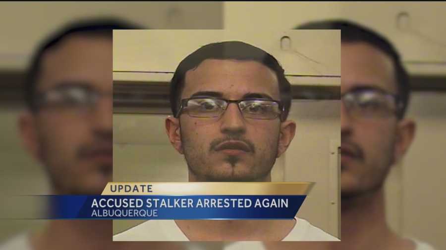 In the last half hour we learned an accused serial stalker was arrested again.