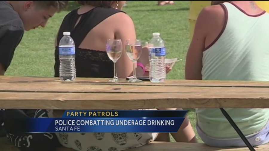 Police want to cut down on kids drinking underage during spring break and prom.
