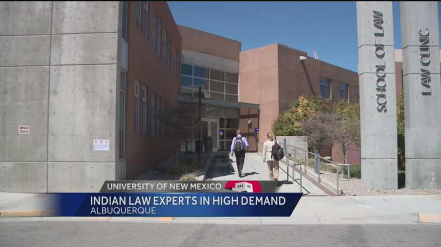 The University of New Mexico has one of the top law programs in the country, partly because of its Indian law program.