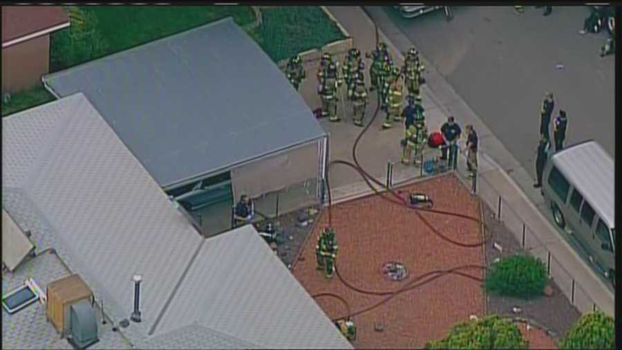 PHOTOS Crew battles house fire in ABQ