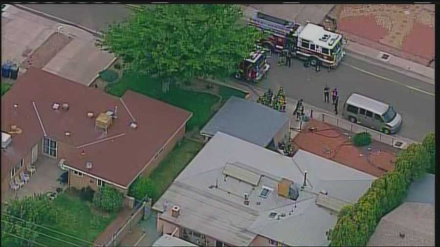 PHOTOS Crew battles house fire in ABQ
