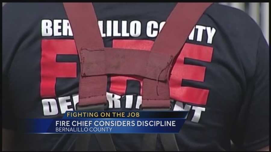 Just days after the new Bernalillo County fire chief started, two of his division chiefs were investigated for a shoving match on the job.