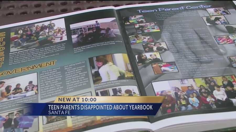For a long time, Santa Fe High School students opened their yearbooks and saw a page dedicated to those classmates who are also parents themselves. But that will not be happening this year.