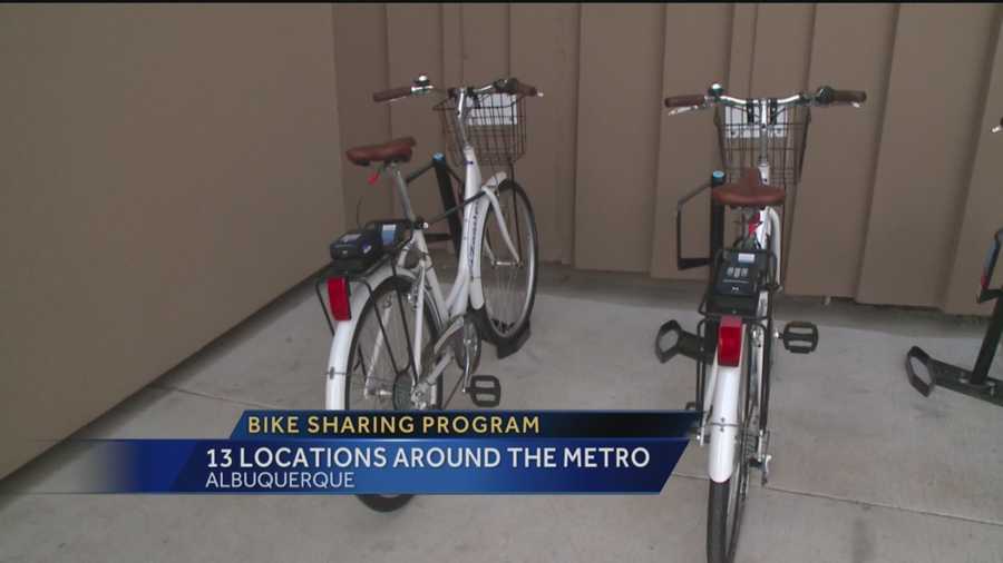 Rows of brand-new bikes are ready to hit the streets of Albuquerque. The bikes are owned by Zagster, a new bike-sharing company in the city.
