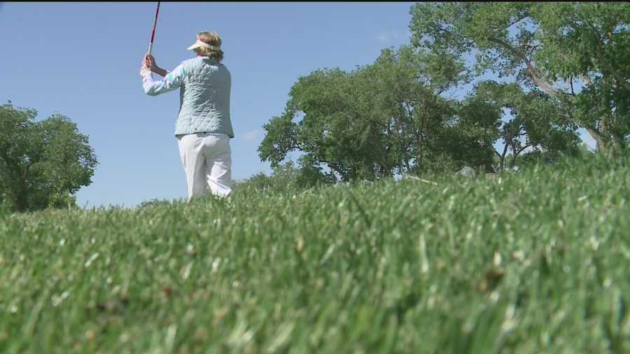 Gena loves to golf, and this Thursday and Friday she played in the Albuquerque Fairway Frolics.