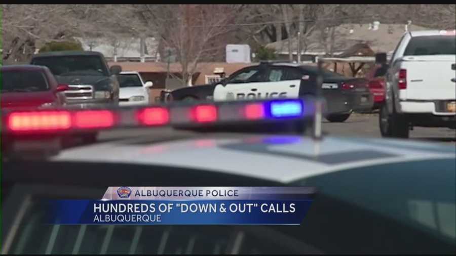 Police are responding to hundreds of Down and Out's every month and it is putting officers behind on emergency calls.