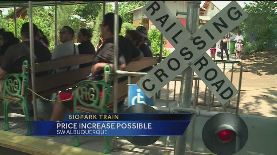 It may cost a little more to ride the train at the BioPark if one group has its way.