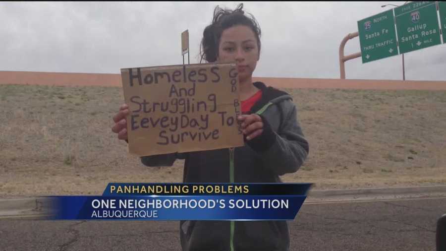 While driving around Albuquerque you've no doubt noticed the panhandling problem.