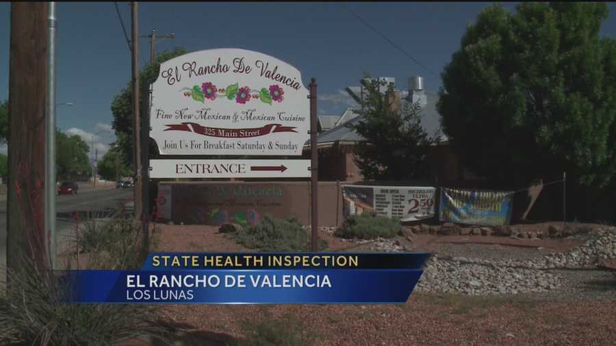 A Los Lunas restaurant has some issues that it needs to fix, according to state health officials.