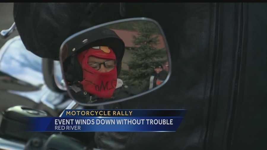 A motorcycle rally in Red River went off without a hitch.