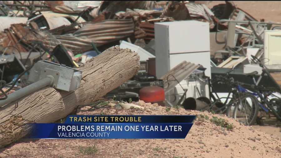 People are being turned away from the trash collection site in Valencia County because equipment is down once again.