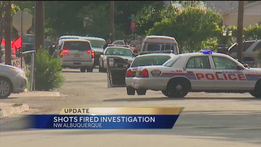Shots were fired at a northwest Albuquerque apartment complex Monday. Reporter Sandra Ramirez has the story.