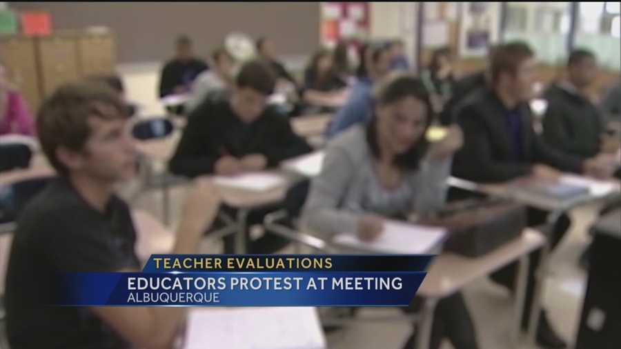 The results of this years teacher evaluations have sparked protests and anger from a lot of New Mexico teachers.