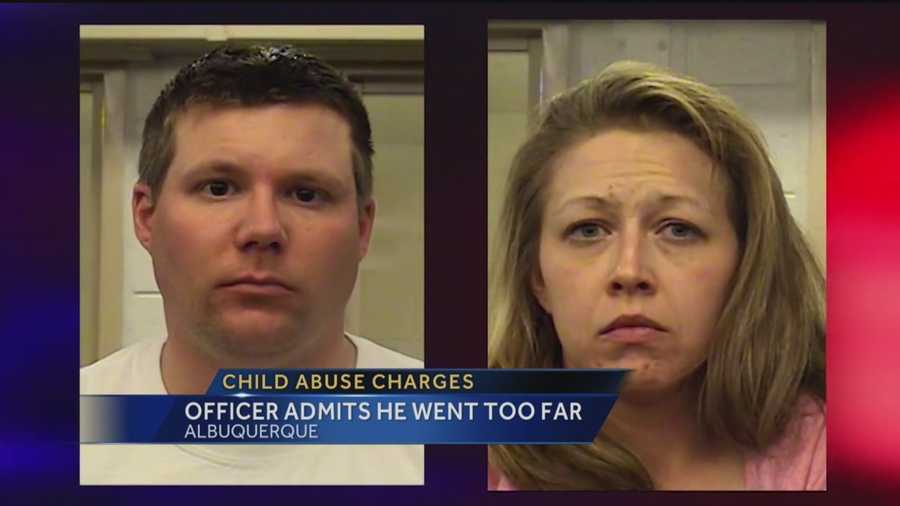 An Albuquerque police officer is back at work while facing felony child abuse charges and an internal investigation.