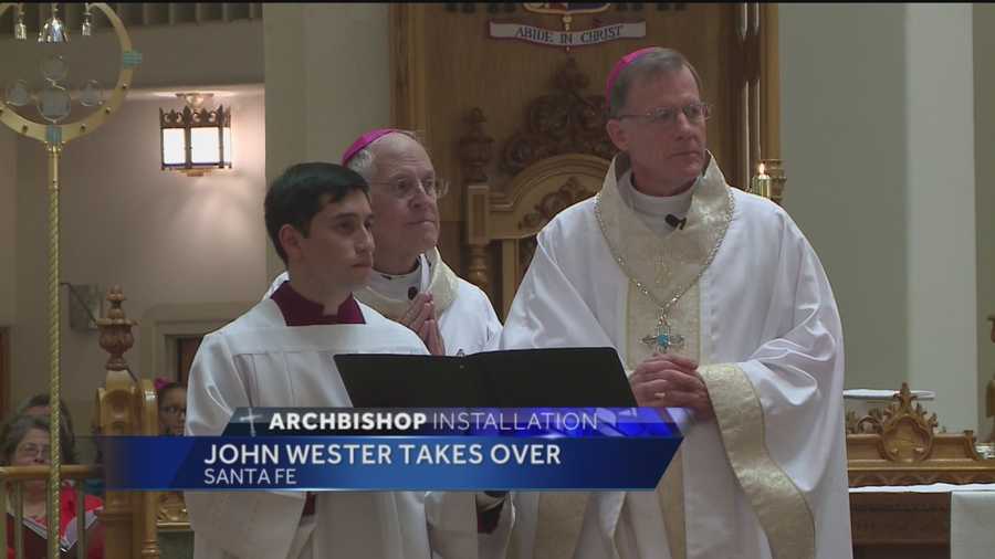 On Thursday, John Wester became the 12th archbishop of the Santa Fe Archdiocese.