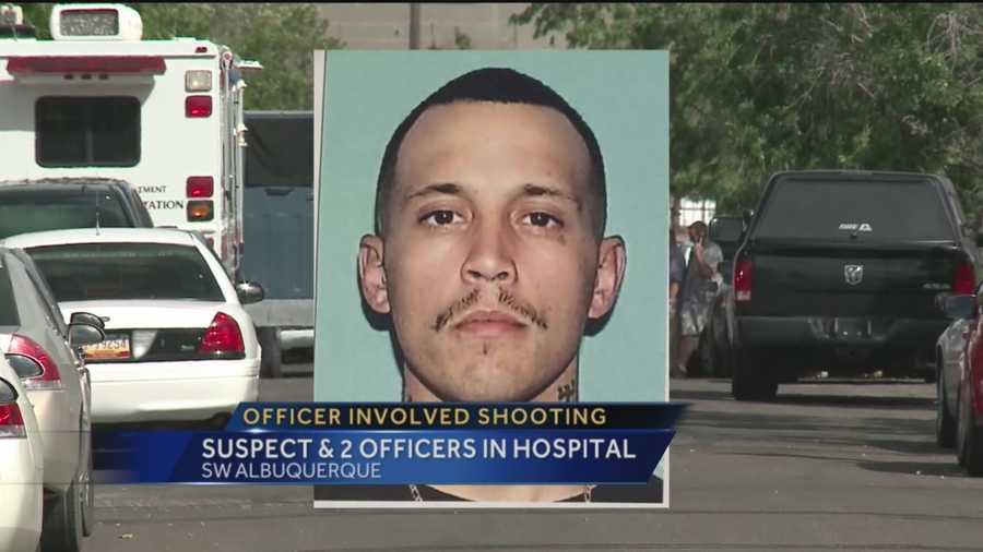 An Albuquerque police officer fired his weapon at a suspect that rammed at least two undercover officers with a car Thursday.