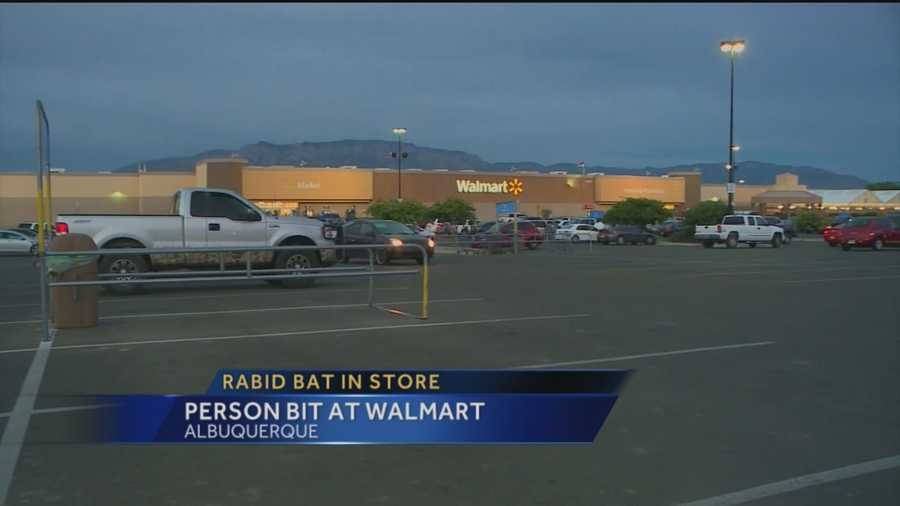 Imagine going shopping at Walmart only to be bitten by a rabid bat.
