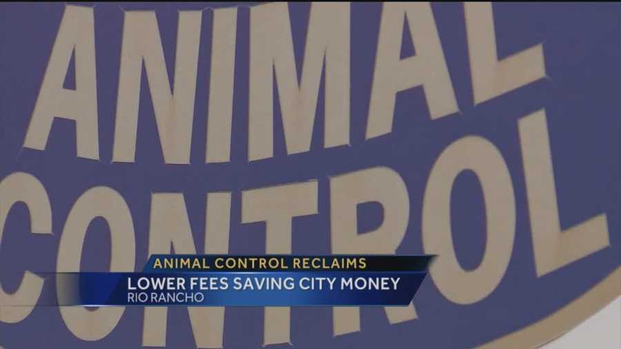 If you lose your pet in Rio Rancho and Animal Control picks it up, you're stuck paying a fee to get it back. But that fee is a lot less than it used to be.