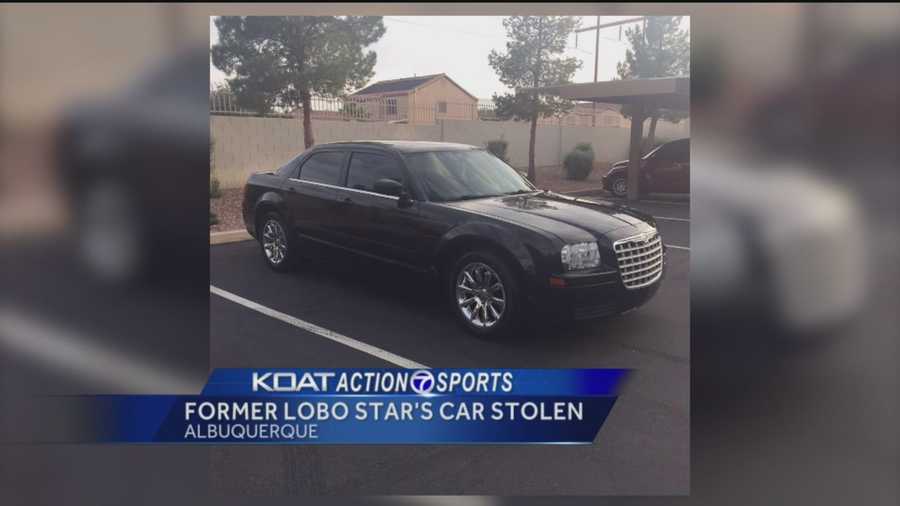 Former New Mexico Lobos basketball star Hugh Greenwood tweeted Monday that someone stole his car.
