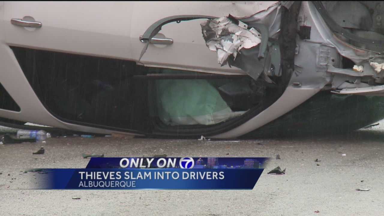 Suspected Car Thieves Crash Into Drivers, Police Say