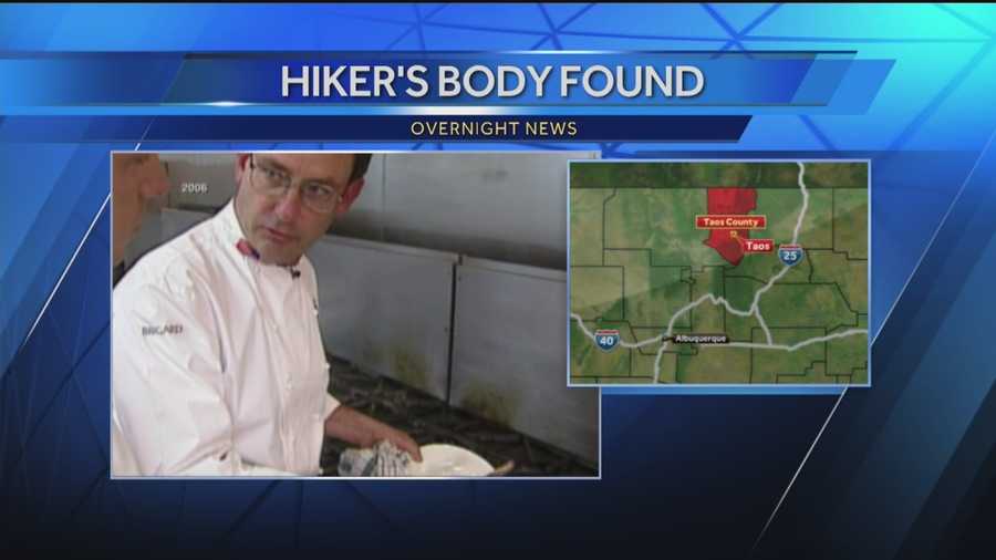 Search crews found the body of a celebrity chef missing near Taos.