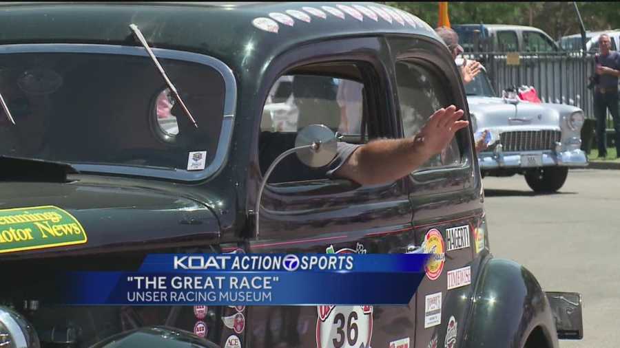 Antique cars from all over the world are traveling across the country in a competition called The Great Race.